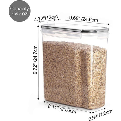 Vtopmart 4L Vorratsdosen Set, Müsli Schüttdose