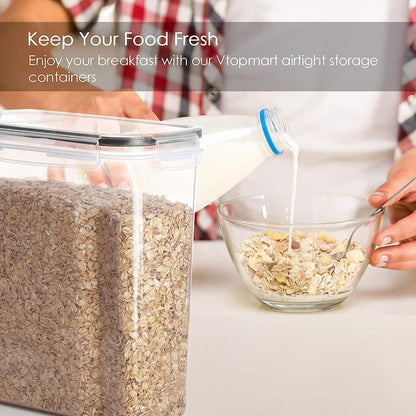 Vtopmart 4L Vorratsdosen Set Müsli Schüttdose Frischhaltedosen BPA frei
