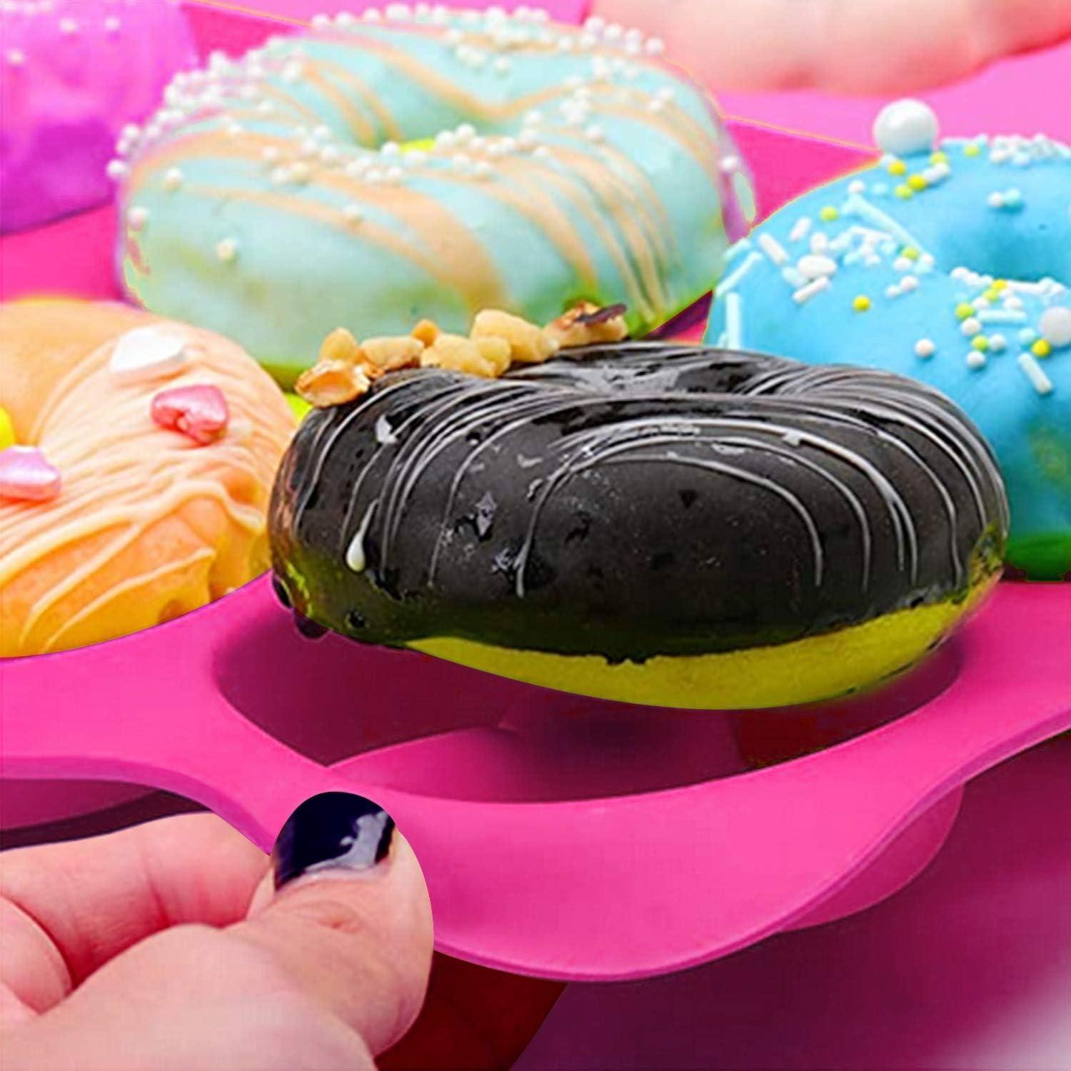 Silikon Donut Backform Set für Kuchen und Muffins