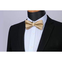 Herren Fliege vorgebunden Champagner Paisley verstellbar