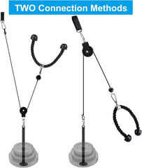 Latzug Kabelzug Fitnessgerät Trizeps Seil Krafttraining Set
