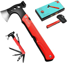 Multitool Beil Geschenk Männer Papa 14 in 1 Axt Hammer Säge Survival