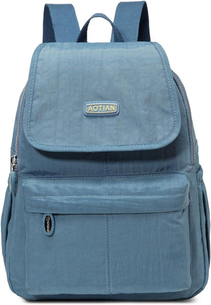 AOTIAN Kleiner Lässiger Tagesrucksack 10L Hellblau Nylon