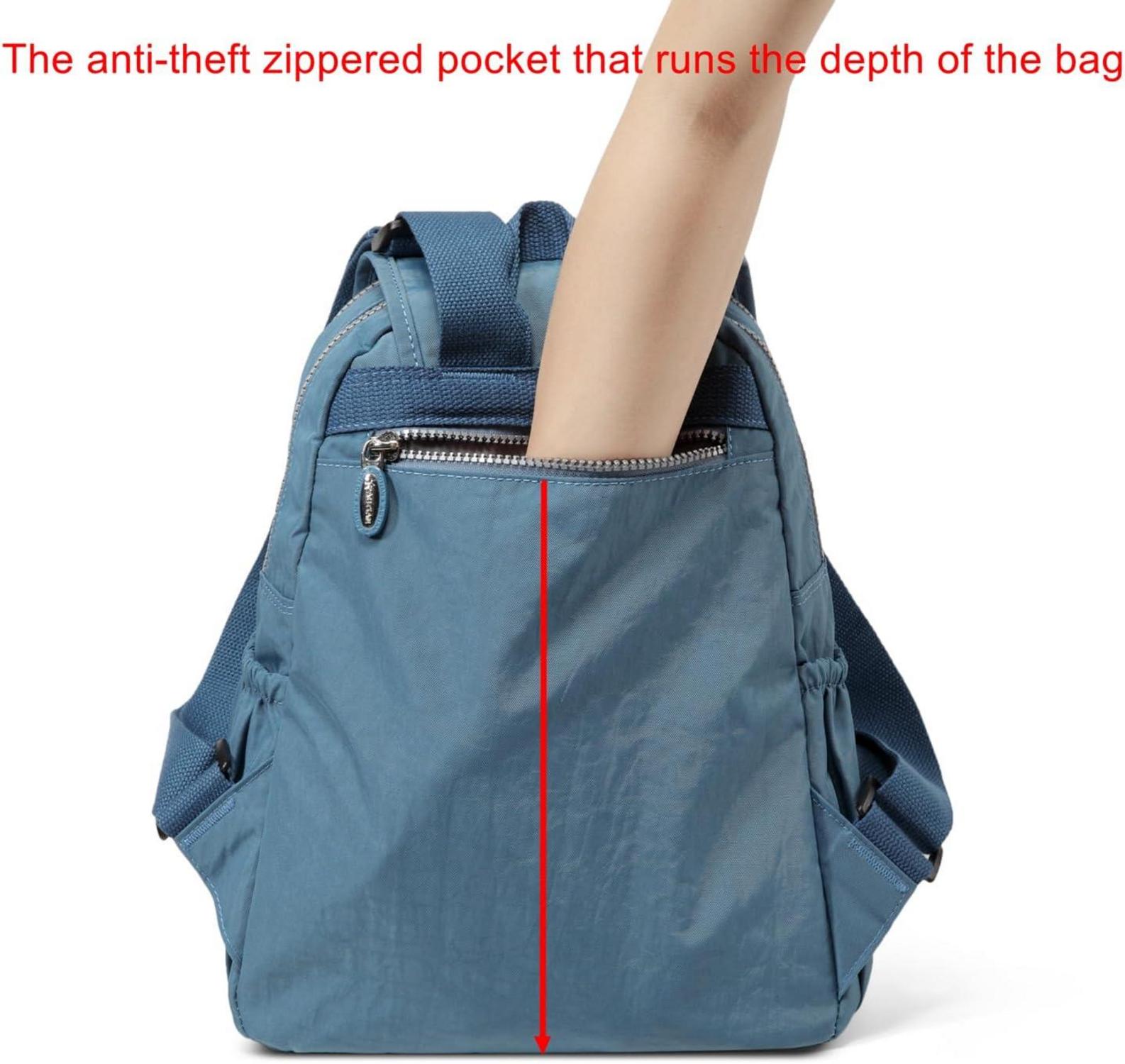 AOTIAN Leichter Kleiner Rucksack 10L für Mädchen/Damen Hellblau