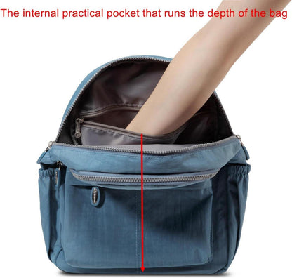 AOTIAN Kleiner Mädchen Rucksack Damen Leicht 10L Hellblau