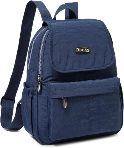 Leichter Blauer Nylon-Rucksack 10 L für Damen und Mädchen