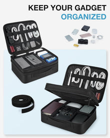 Kabeltasche Elektronik Organizer Reise für Kabel Ladegerät
