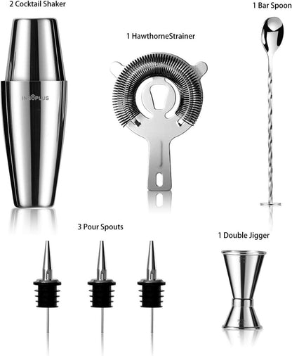 Premium Cocktail Shaker Set 800ML 600ML Geschenkset