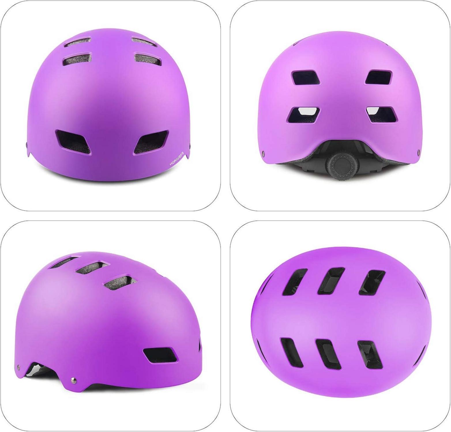 Fahrradhelm Kinder CE-Zertifizierung violet S 3-14 Jahre