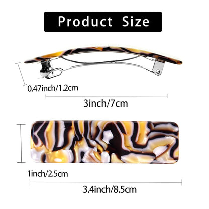 Haarspange Damen Groß Set Automatische Patentspange für Dickes Langes