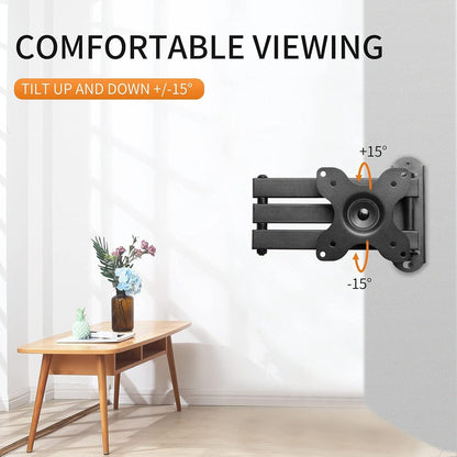 Suptek TV Wandhalterung Schwenkbar 13-30 Zoll LED LCD Flach Curved 15kg VESA