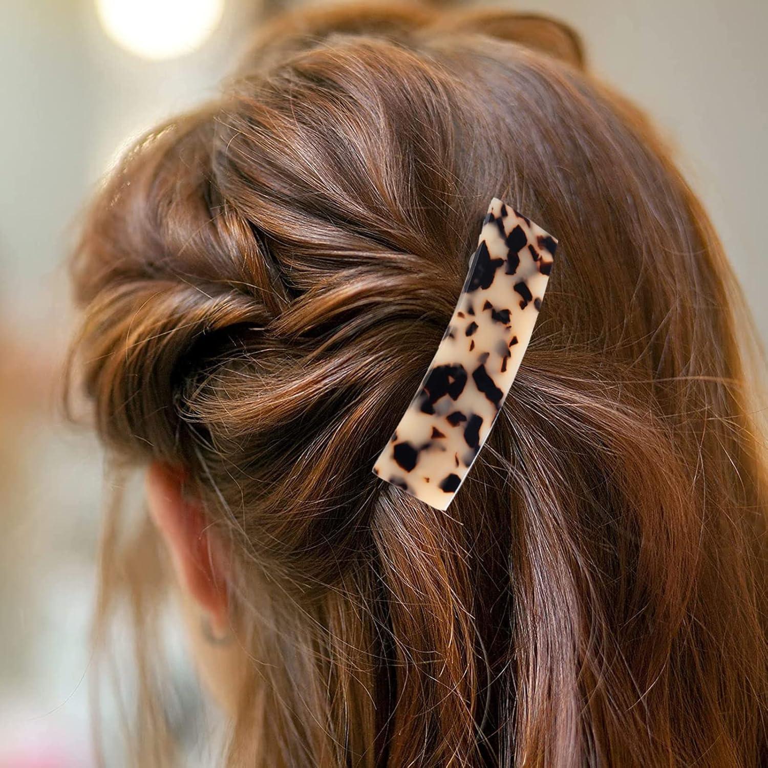 2 Stück Französische Haarspangen Damen Set