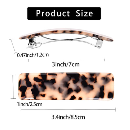 Französische Haarspangen Damen Set Automatisch Dickes Haar