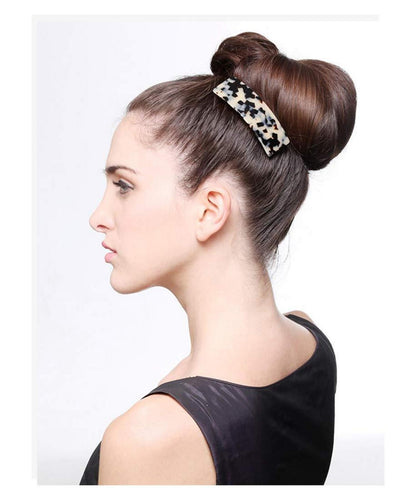 2 Stück Französische Haarspange Damen Automatische Patentspange