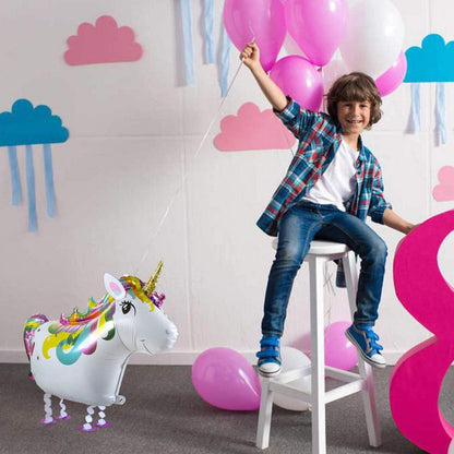 12 Walking Tierballons für Kindergeburtstag Deko & Geschenk