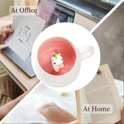 Einhorn Tasse 3D Keramik Süße Mädchen Geschenke Geburtstagsgeschenke