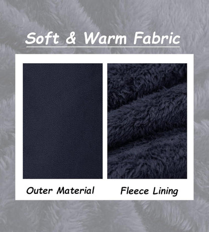 Winterjacke Herren Warm Gefüttert mit Abnehmbarer Kapuze Militär Stil