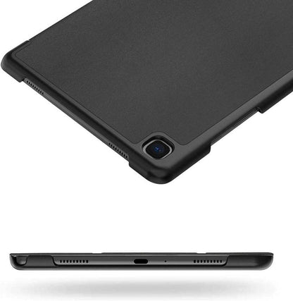 EasyAcc Samsung Galaxy Tab A7 10.4 Hülle Schwarz PU Leder Standfunktion