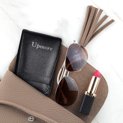 4er Pinzettenset Edelstahl Schwarz - Augenbrauenpinzette