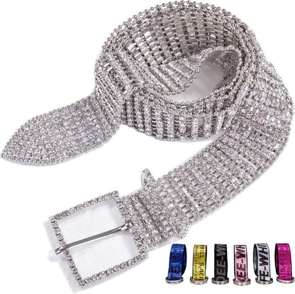 Perlengürtel mit Strasssteinen und glitzerndem Design