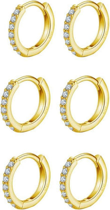 925 Sterling Silver Post Ohrringe mit 10mm zirkonia