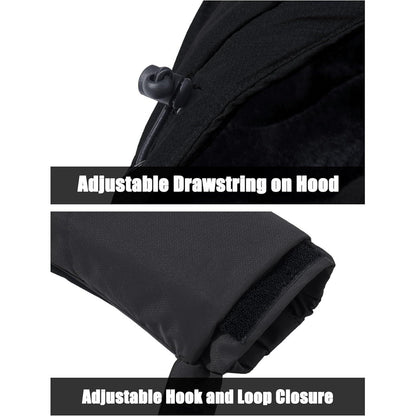 Herren Winter Skijacke Fleece Gefüttert Softshelljacke