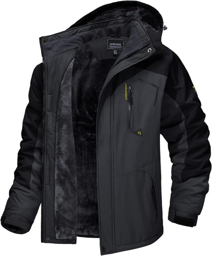 Winter Skijacke Fleece Gefüttert Outdoor Softshelljacke Atmungsaktiv