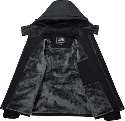 Herren Winter Skijacke Fleece Gefüttert Outdoor