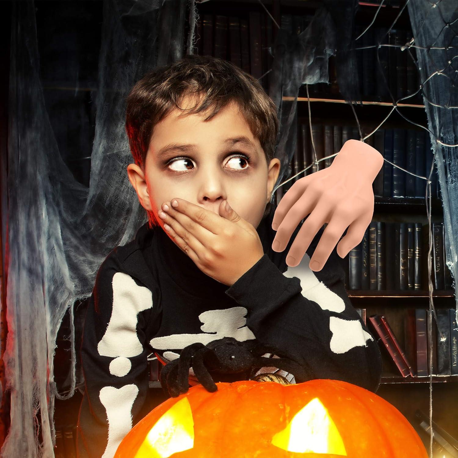 Gruselige realistische Halloween Hände, 2er Set, Spukhaus