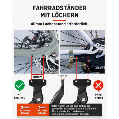 Fahrradständer 24-29 Zoll E-Bike MTB Aluminium Ständer 35kg