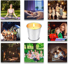 Citronella Kerzen im Metalleimer 12er Set Sojawachs Outdoor