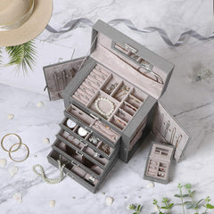 Schmuckkästchen Mädchen 6 Tier Schmuckschatulle mit Schloss