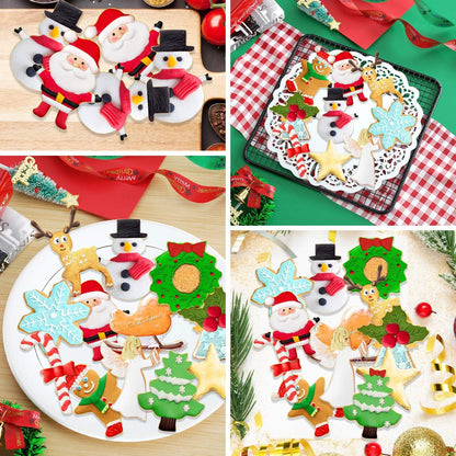 Ausstecher Weihnachten 12 Stück Edelstahl Plätzchenausstecher Joyoldelf