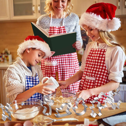 Ausstechformen Weihnachten 12-teiliges Edelstahl-Set Keksausstecher