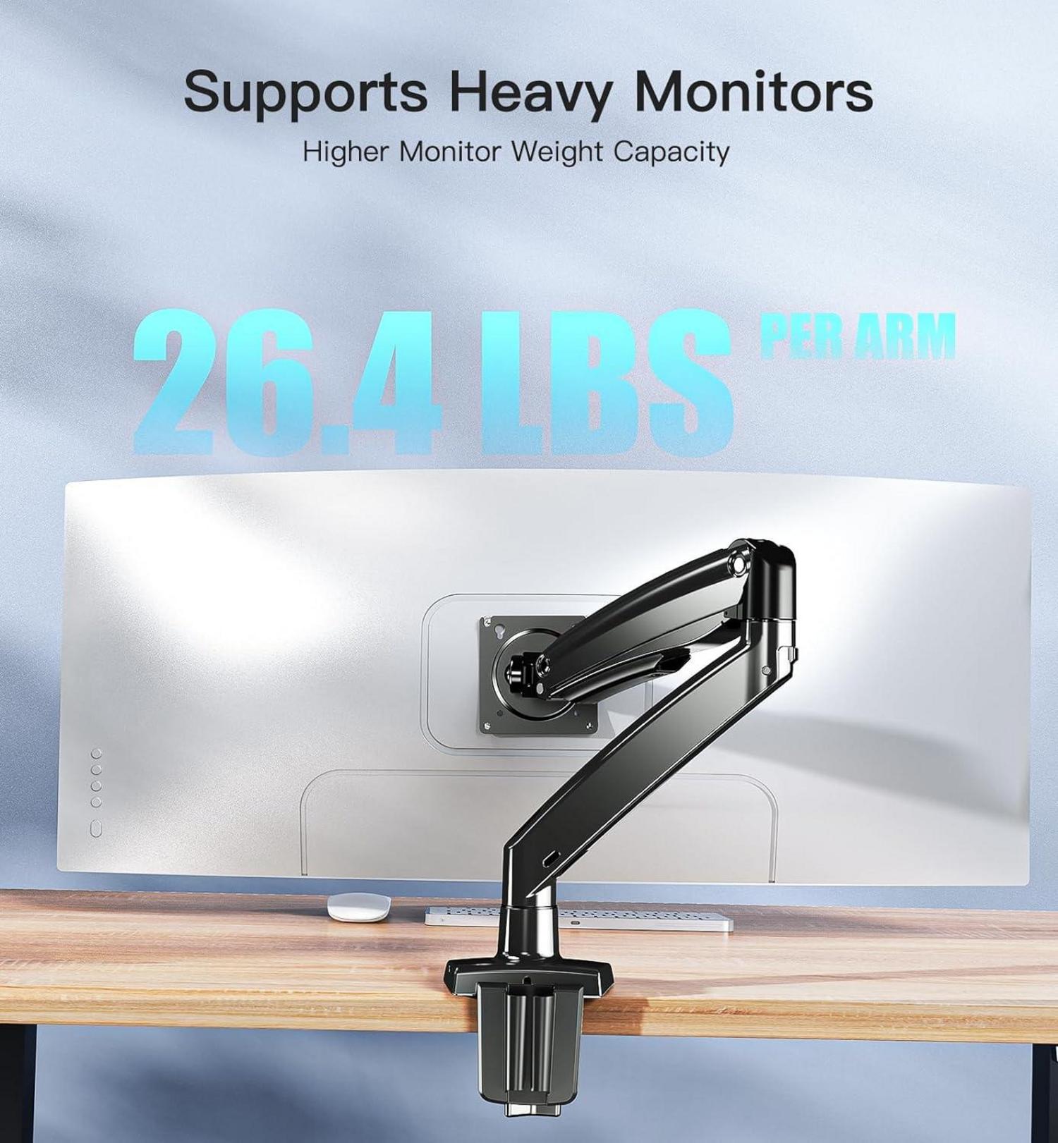 Monitor Halterung 13-35 Zoll Höhenverstellbar VESA 75 & 100 mm