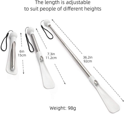 Teleskop Schuhlöffel Ausziehbar 92cm Aluminium