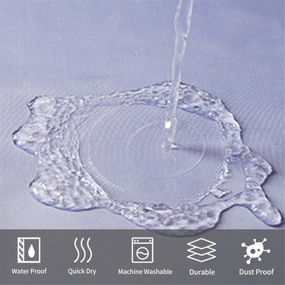 Duschvorhang 90x180 Gradient Lila Polyester Wasserabweisend Schimmelresistent - Furlinic