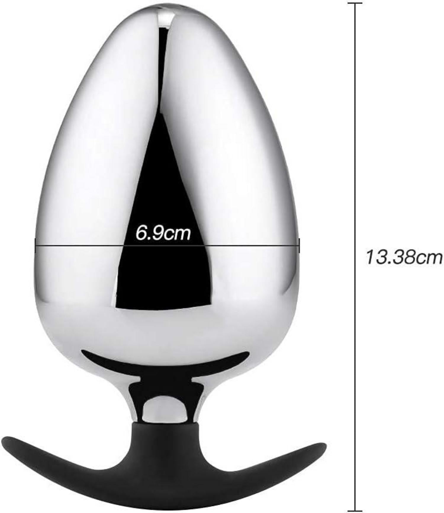 Analplug Edelstahl großer Dildo für Männer Frauen Prostata Massage