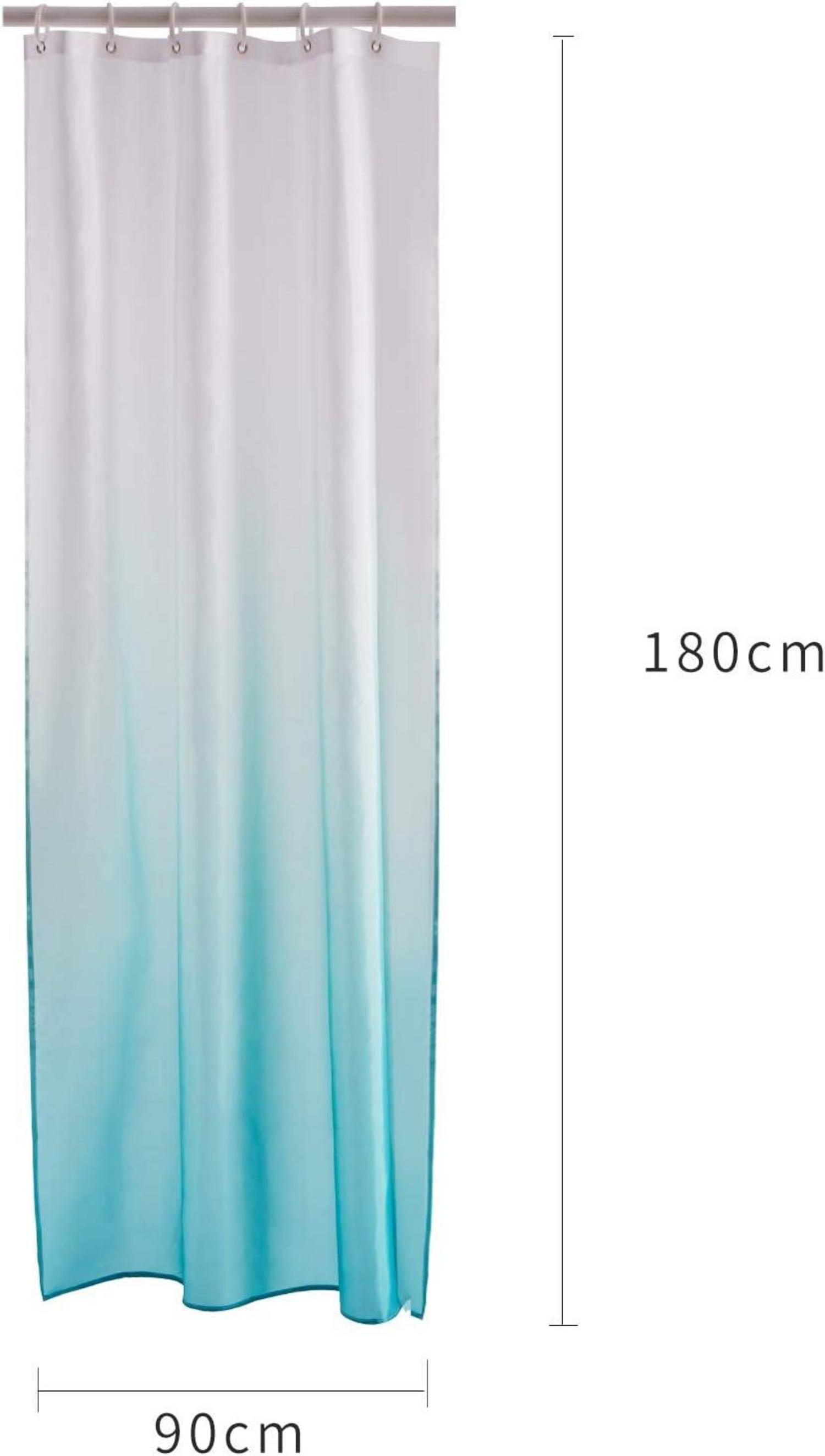 Duschvorhang Polyester Wasserabweisend Schimmelresistent 90x180