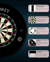 Dartscheibe Kork Selbstheilend Steeldartscheibe Set 6 Dartpfeile