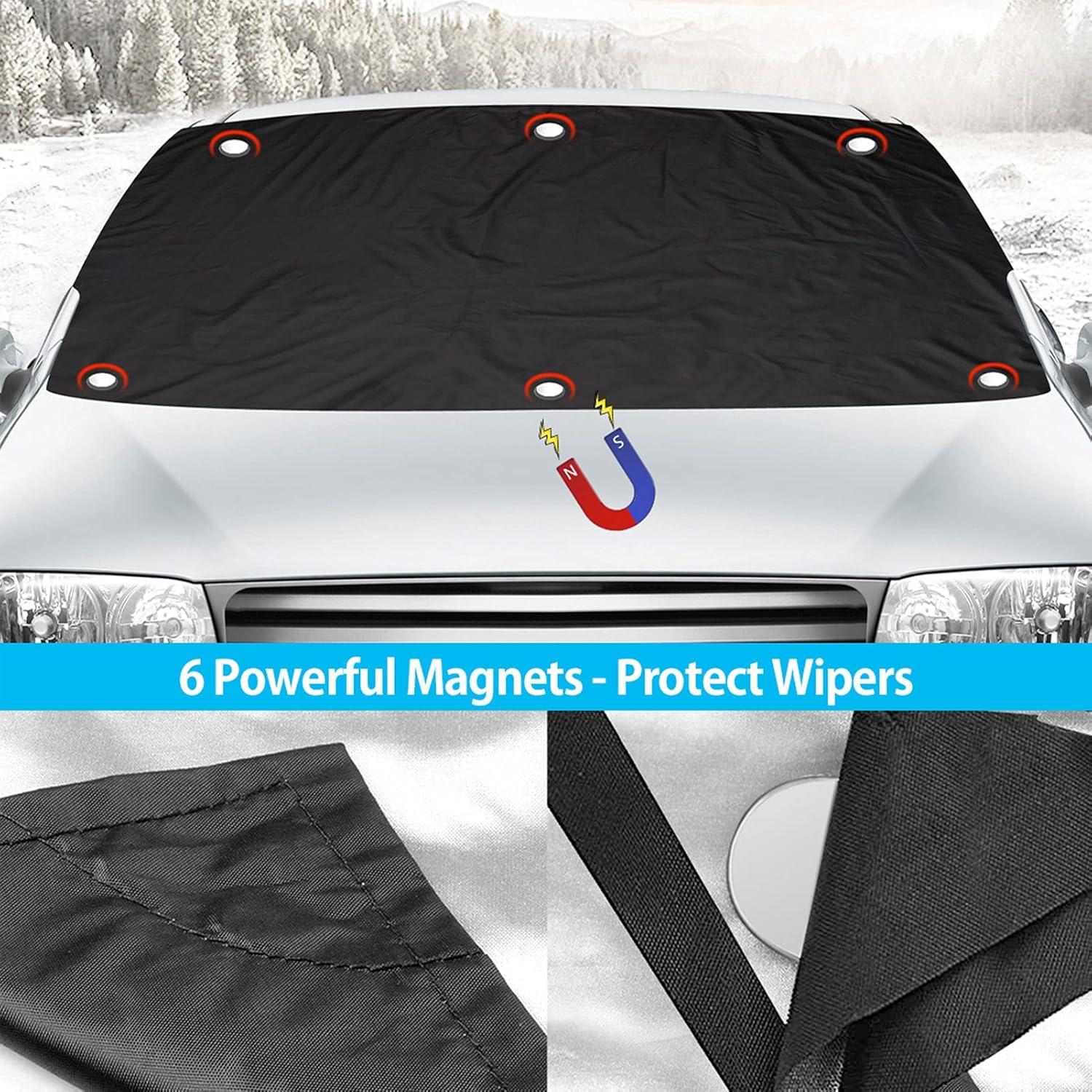 Frontscheibenabdeckung Auto Windschutzscheibe Magnetisch Winter