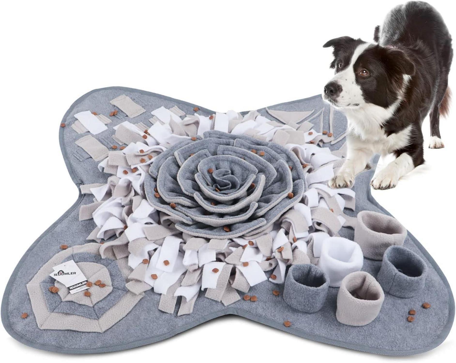 Schnüffelteppich Hund Trainingsmatte Riechen Trainieren Futtermatte