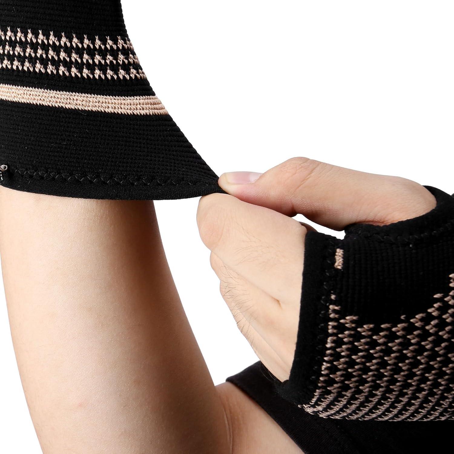 Handgelenk Bandage Handgelenkschiene Set Copper Handgelenkschoner