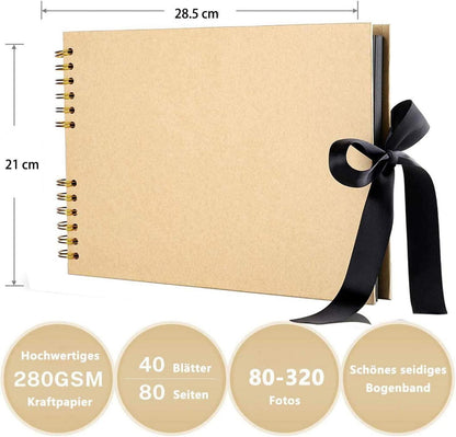 Fotoalbum zum Selbstgestalten DIY Fotobuch 80 Seiten Abschlussgeschenk