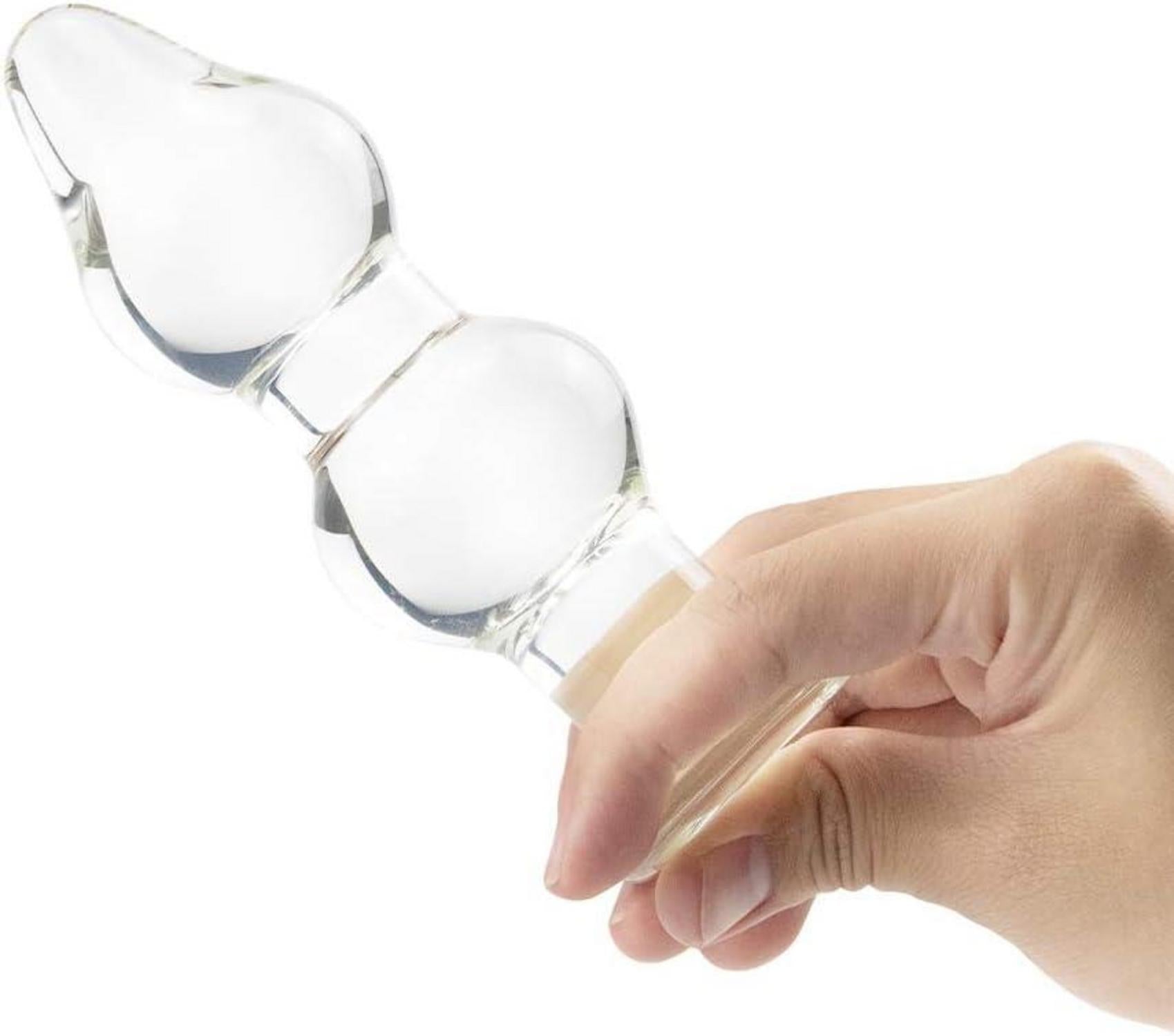 Gourd Glas Anal Plug Crystal Butt Anal Sex Spielzeug Frauen Männer Paar
