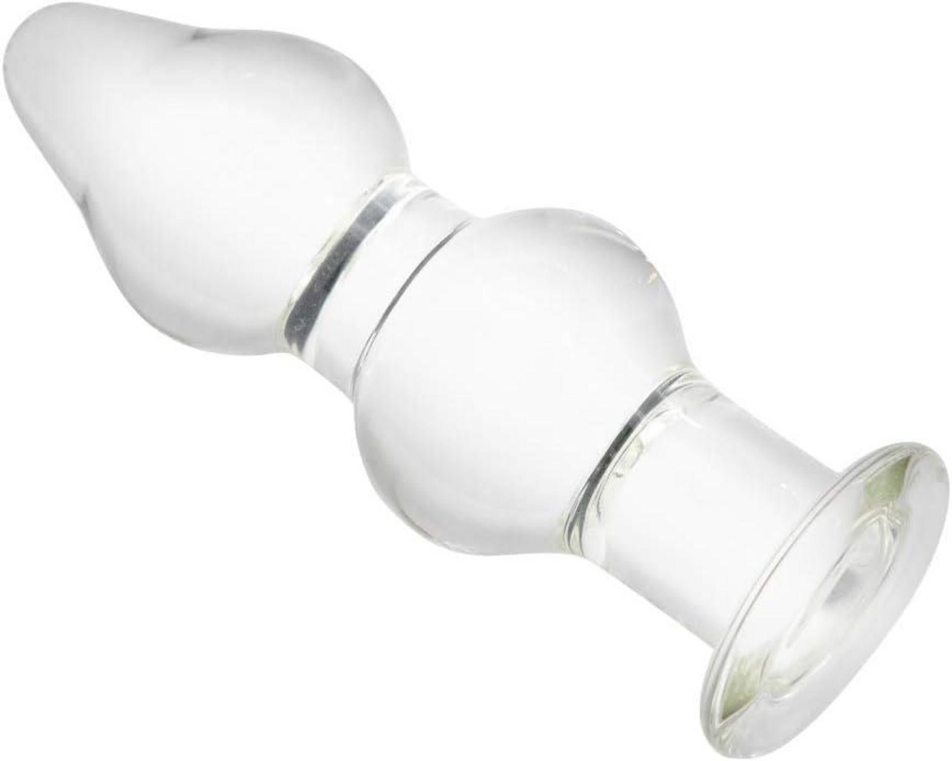 Gourd Form Glas Anal Butt Plug Crystal Sex Spielzeug Frauen Männer