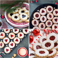 8tlg Ausstechform Linzer Edelstahl Keksausstecher Weihnachten