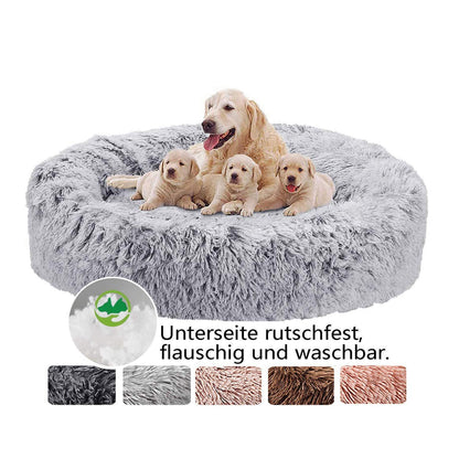 Flauschiges Hundebett Orthopädisch Grau 120cm