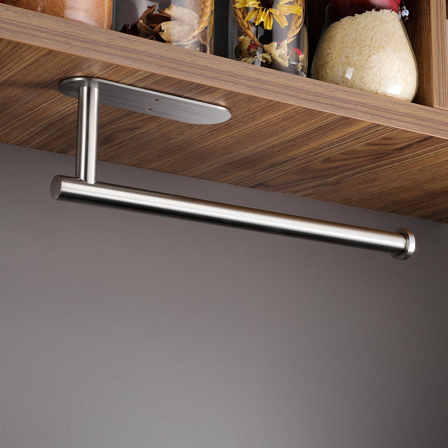 Küchenrollenhalter ohne Bohren, selbstklebend, Edelstahl, praktisches Design