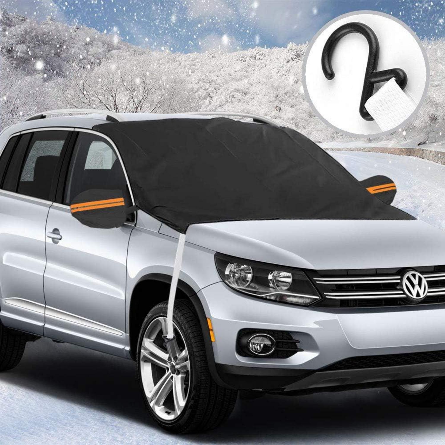 Orlegol Frontscheibenabdeckung Auto Winterschutz 215*125cm